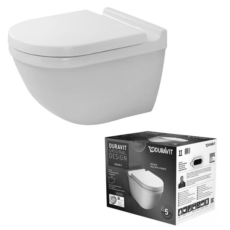 Унитаз подвесной Duravit Starck 3 Rimless 45270900A1 безободковый