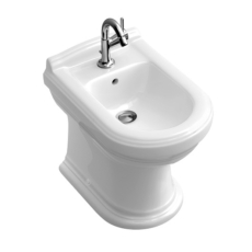 Биде напольное Villeroy & Boch Hommage 7442 00 R2 (744200R2) Star White, CeramicPlus