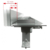 Водоотводящий желоб AlcaPlast APZ1104-850 Flexible Low (850 мм, пристенный, вертикальный выпуск)