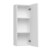 Шкаф одностворчатый Aquaton Минима правый 1A001803MN01R белый (305х818 мм)