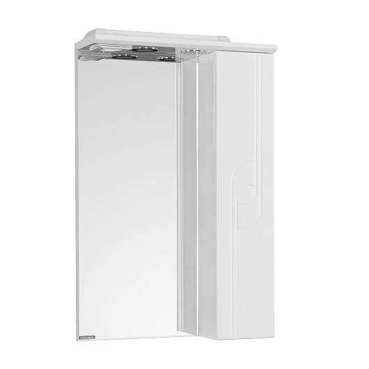 Зеркальный шкаф Aquaton Панда 50 1A007402PD01R белый (правый, 500х798 мм)
