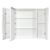 Зеркальный шкаф Aquaton Мадрид 100 М 1A111602MA010 белый (1000х750 мм)