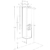 Шкаф-колонна подвесная Aquaton Америна 1A135203AM010 белая (340х1520 мм)