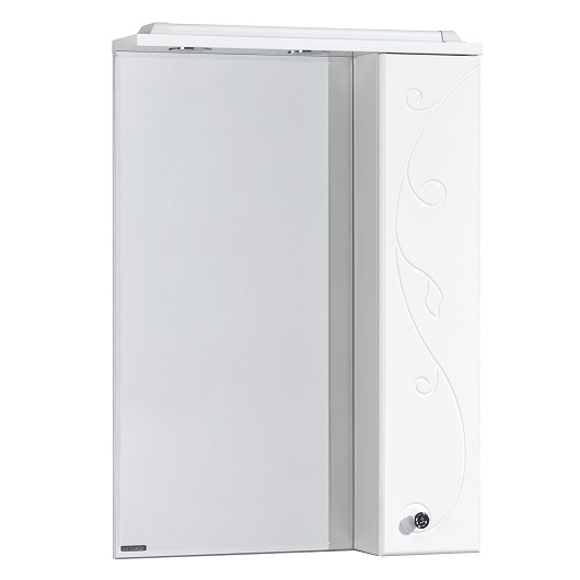 Зеркальный шкаф Aquaton Лиана 60 1A162702LL01R белый (правый, 600х850 мм)