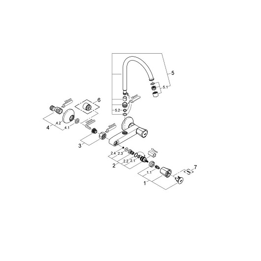 Смеситель для мойки Grohe Costa L 31191001