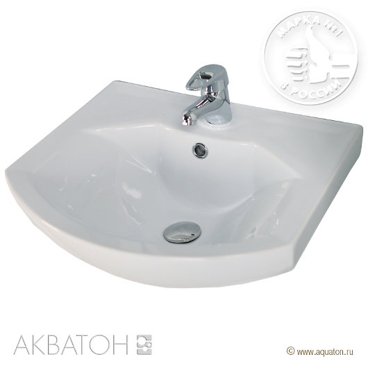 Раковина для мебели Акватон Смайл 50 (505х445 мм) 1WH207781