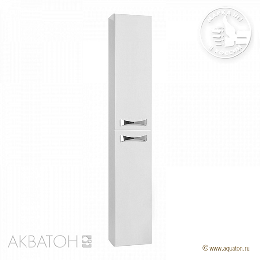 Шкаф-колонна Акватон Диор (262х1633мм) белая 1A110803DR010