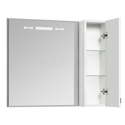 Зеркало Aquaton Диор 80 1A168002DR01R белое (правое, 800х686 мм)