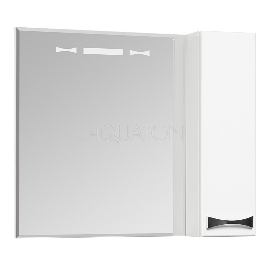 Зеркало Aquaton Диор 80 1A168002DR01R белое (правое, 800х686 мм)