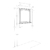 Зеркало Aquaton Леон 80 1A186402LBPS0 дуб белый (800х803 мм)