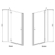Душевая дверь Radaway Torrenta DWJ правая (900х1850 мм) профиль хром глянцевый/стекло графит 32000-01-05N