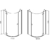 Душевой угол Radaway Almatea PDJ правый (900х900 мм) профиль хром глянцевый/стекло коричневое 30702-01-08N