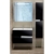 Зеркальный шкаф Roca Victoria Nord Black Edition 80 черный (800х810 мм) ZRU9000100