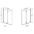 Душевая шторка на ванну Radaway Carena PND левая (1300х1500 мм) профиль хром глянцевый/стекло прозрачное 202201-101L