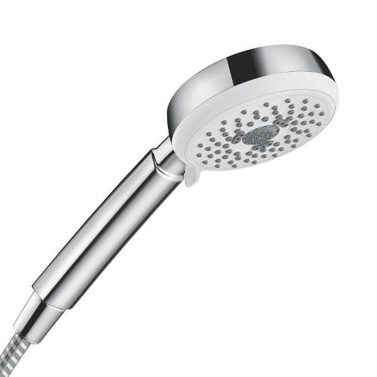 Ручной душ Hansgrohe Crometta 100 Multi (белый/хром) 26823400