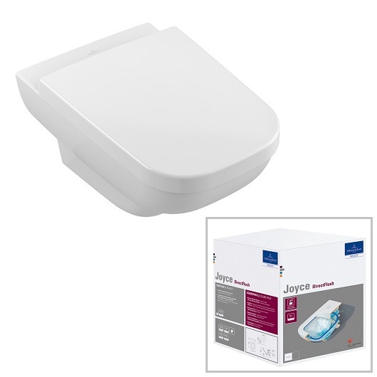 Унитаз подвесной Villeroy & Boch Joyce 5607 R2 01 (5607R201) без смывного обода