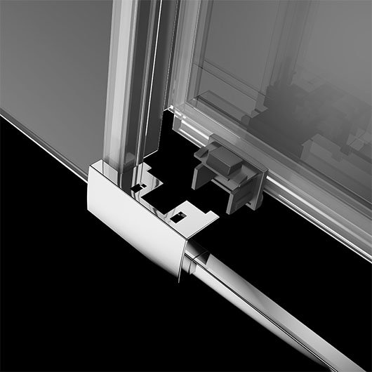 Душевая дверь Radaway IDEA DWJ левая (1300х2005 мм) профиль хром глянцевый/стекло прозрачное 387017-01-01L