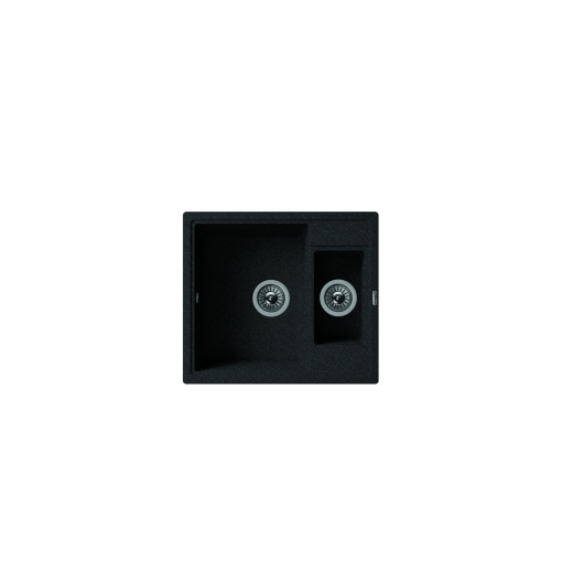 Мойка Florentina Липси-580К черный (20.210.D0580.102), 580х510мм