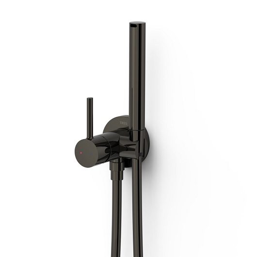 Гигиенический душ со смесителем TRES Max 134123KM (черный хром)