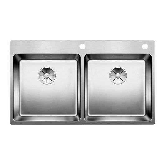Мойка Blanco Andano 400/400-IF/A 522998 с клапаном-автоматом (зеркальная полировка)