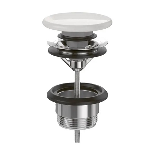 Нажимной донный клапан Villeroy & Boch 68170001 (8L033401) Белый Alpin