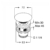 Нажимной донный клапан Villeroy & Boch 8L03 34 01 (8L033401) Белый Alpin