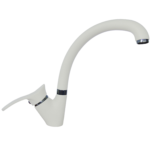 Смеситель для кухни Dr.Gans DG-03 33.43H.1110.401 белый