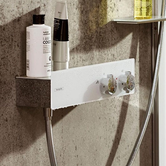 Термостат для душа Hansgrohe ShowerTablet 350 (белый/хром) 13102400