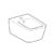 Биде подвесное Geberit iCon Square 231910000