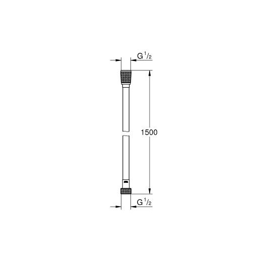 Душевой шланг Grohe Silverflex Longlife 26346000 (1500 мм)