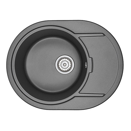 Кухонная мойка Granula GR-6502 Черный (650х500 мм)