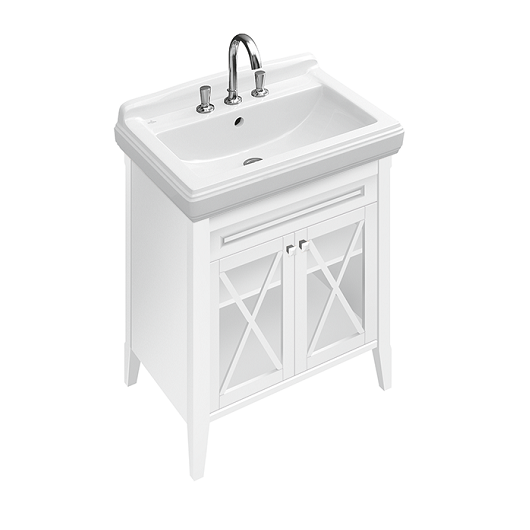 Тумба под раковину Villeroy & Boch Hommage 89952001 (8995 20 01) матовый белый (685x750x540 мм)