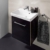 Тумба под раковину Villeroy & Boch Avento A88700B3 (A887 00 B3) Crystal Black (430х514х352 мм) петли слева