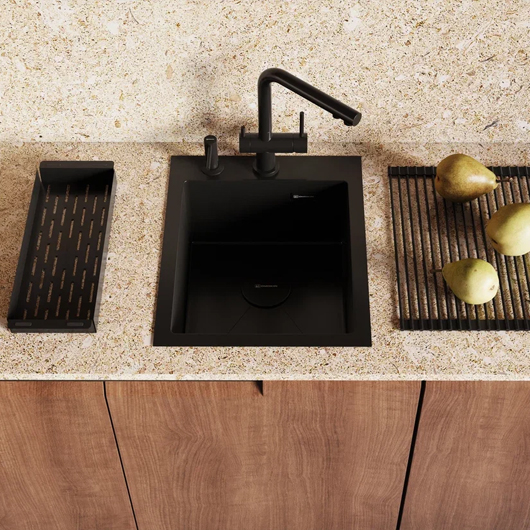 Смеситель для кухни Omoikiri Nagano GB графит (4994284)