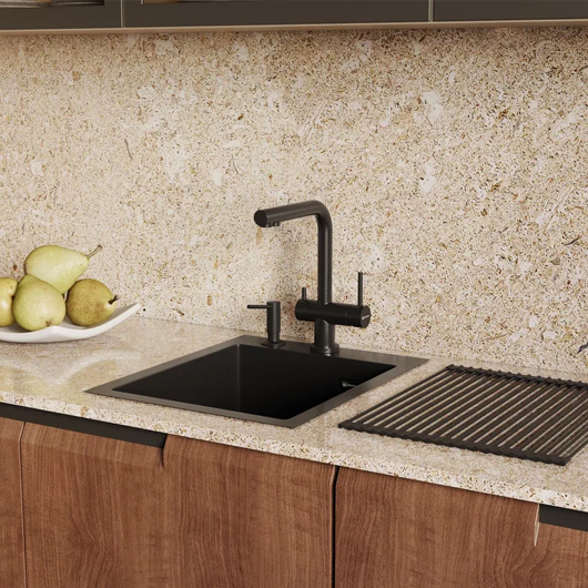 Смеситель для кухни Omoikiri Nagano GB графит (4994284)