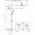 Душевая система Ideal Standard Idealrain Cube Evo A6985AA