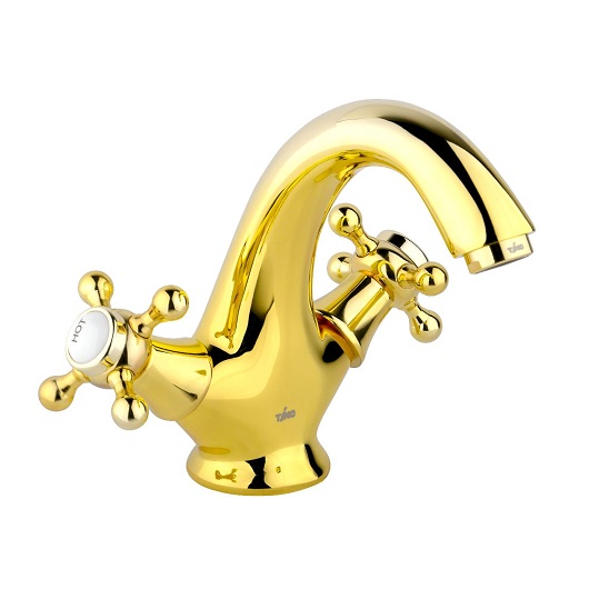 Смеситель для раковины Timo Nelson 1911F gold