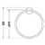 Полотенцедержатель-кольцо Duravit Starck T 0099474600 (черный матовый)