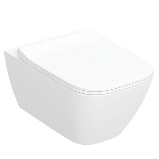 Унитаз подвесной Geberit Smyle Square Rimfree 500.685.01.2 (500.685.01.1, безободковый)
