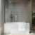 Ванна со шторкой и дверцей Duravit Shower+Bath 170х75 700403000000000
