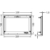 Декоративная окантовка TECE 9240643 для монтажной рамки (сатин)