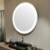 Зеркало с подсветкой Duravit Happy D.2 Plus HP7481S0000 (⌀900 мм, декор «Radial»)