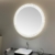 Зеркало с подсветкой Duravit Happy D.2 Plus HP7481G0000 (⌀900 мм, декор «Organic»)