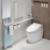 Унитаз-биде напольный TOTO Neorest AH 2.0 TCF9788WG#NW1/CS989PVR#NW1