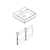 Раковина накладная Grohe Cube Ceramic 3947800H (500х490 мм)