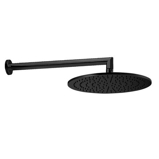 Верхний душ Cisal Shower DS01363040 (250 мм, черный матовый)