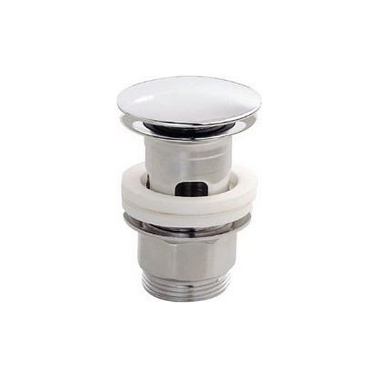 Донный клапан Cisal ZA00162021 Click-Clack (хром глянцевый) для раковин с переливом