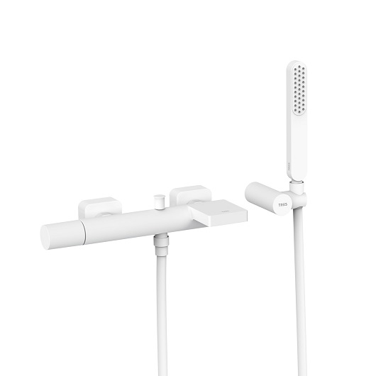 Смеситель для ванны TRES Loft Colors 20017001BM (белый матовый)