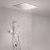 Верхний душ TRES Showers 29995302 (500х500 мм, хром глянцевый) потолочный
