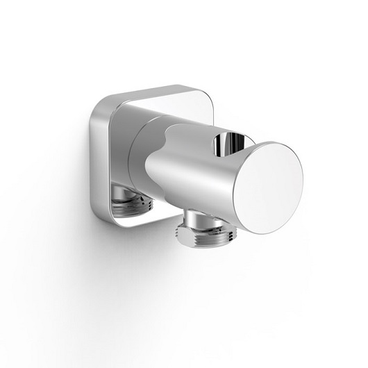 Шланговое подсоединение с держателем TRES Showers 20018201 (хром)